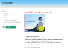 Tablet Screenshot of engelsborgmedia.no